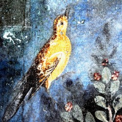 Oiseau jaune de Pompéi