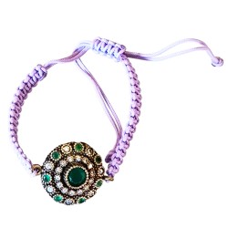 Bracelet lilas argent