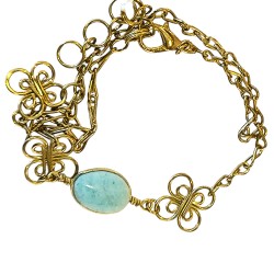 Bracelet en amazonite et...