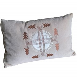 Coussin en velours de coton