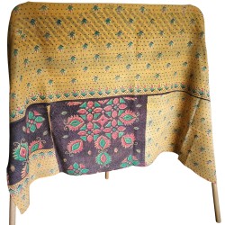 Couvre lit réversible en coton