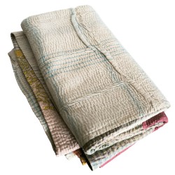 Plaid ancien en coton