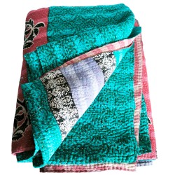 Dessus de lit multicolore